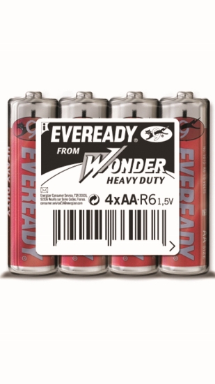 Eveready AA 4'lü Poşet Kalem Pil