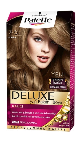 Palette Deluxe Kumral 7-0 Tüp Krem Saç Boyası 50 ml