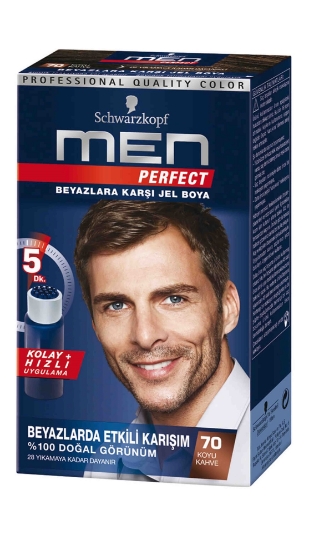 Schwarzkopf Men Perfect Koyu Kahve 70 Erkek Saç Boyası