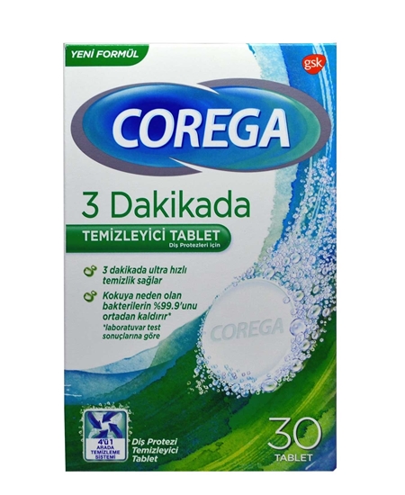  corega, diş protezi temizleyici tablet