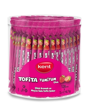 tofita, yumiyum, şeker, çilekli şeker