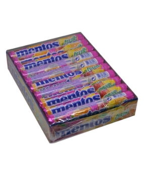 mentos, meyveli şeker, meyveli sakız, meyveli draje, çiğnenen, şekerleme, mentos karışık meyveli