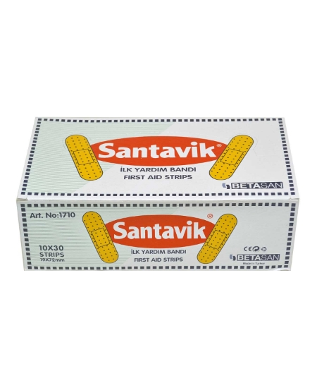 santavik, ilkyardım bandı, yara bandı, kumaş yara bandı, yarabandı