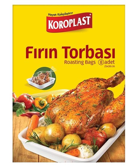 koroplast, koroplast fırın torbası, fırın torbası, pişirme torbası, koroplast fırın torbası 8'li satın al, koroplast fırın torbası 8'li fiyat