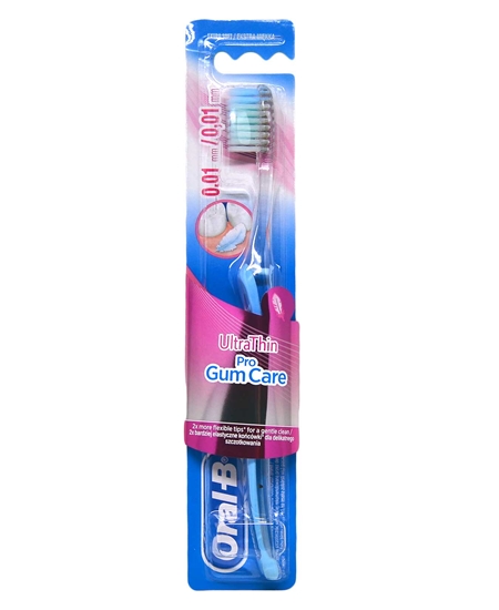 oral b, oralb, oral b diş fırçası, diş fırçası, ince diş fırçası, yumuşak diş fırçası, oral b ultrathin pro gum care fiyat, oral b ultrathin pro gum care satın al