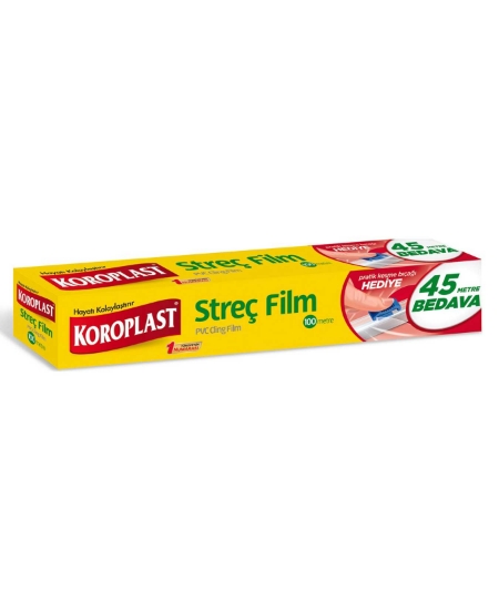 koroplast, streç film, şeffaf folyo, streç poşet, yiyecek poşeti, saklama poşeti, Koroplast Streç Film satın al, Koroplast Streç Film fiyat