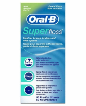 Oral-B, Diş İpi, Super Floss, Nane, naneli, 5 adet, 5pcs, 5 pieces, diş arası temizliği, kaliteli diş ipi, diş eti sağlığı, sağlıklı diş etleri, parçalanmayan diş ipi, kopmayan diş ipi, komple ağız bakımı, diş eti temizliği, bakterileri temizler,  dişipi, disipi