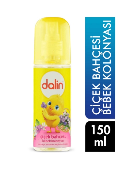 dalin, bebek kolonyası, bebekler için kolonya, bebek kolonyası fiyatları, bebek kolonyası satın al, toptan bebek kolonyası, 150 ml bebek kolonyası, 150 ml dalin kolonya, dalin çiçek bahçesi, çiçek kokulu bebek kolonyası