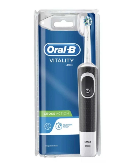 Oral B Şarjlı Diş Fırçası Vitality 100 Cross Action Siyah