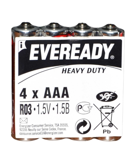 Eveready AAA 4'lü Poşet İnce Pil