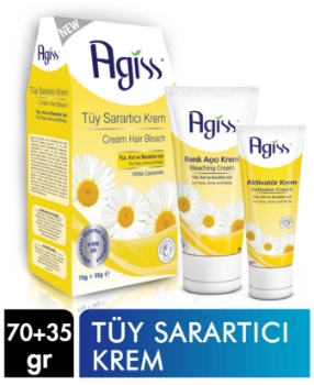 Agiss Tüy Sarartıcı Krem 70+35 g