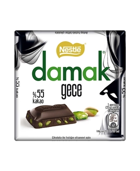 nestle, çikolata, damak, damak çikolata, damak inci, antep fıstıklı,  bitter çikolata, sütlü çikolata, çikolata fiyatları, çükolata, çikilata, totpan gıda, gıda toptancısı, toptan nestle, toptan damak, 65 gram çikolata, 65 gram damak, nestle damak kare