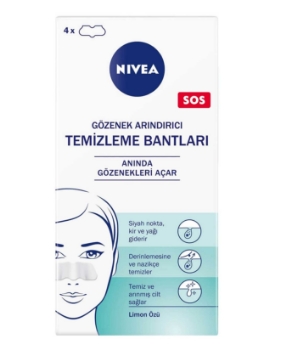 nivea, burun bandı, burun üstü bant, T bant, siyah nokta bandı, gözenek temizleme bandı, yüz temizleyici bant, yüz bakım, kozmetik, toptan kozmetik