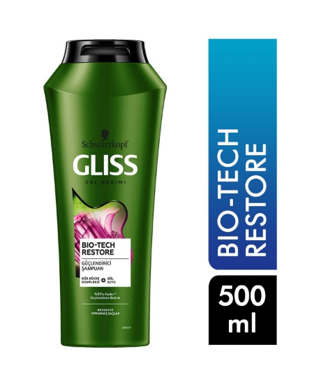 gliss, gliss şampuan, şampuan, hassas saçlar için şampuan, yıpranmış saçlar için şampuan, gliss bio tech, gılis, glis, gliss şampuan 500 ml fiyat, gliss şampuan 500 ml satın al