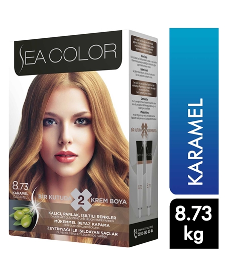 , kozmetik, toptan kozmetik, Sea Color, Sea Color Kit, Sea Color Set, Saç Boyası, Sea Color saç boyası satın al, Sea Color saç boyası fiyatı, toptan saç boyası fiyatları, saç nasıl boyanır, saç boyası zararlı mı,  karamel saç boyası, Sea Color 8 73