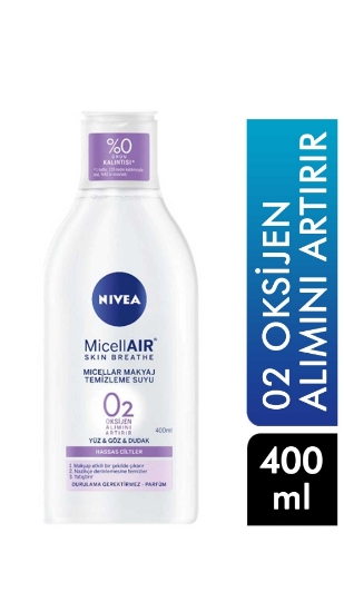 Nivea Micellair  Hassas Cilt O2 Temizleme Suyu 400 ml