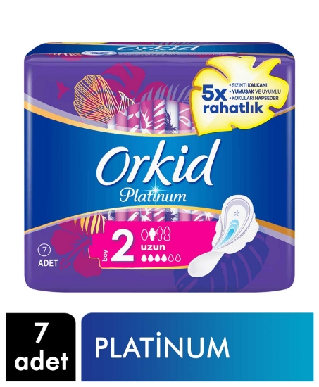 orkid, orkid Platinum, orkid ped, kadın pedi, hijyenik ped, orkid uzun, uzun boy kadın pedi