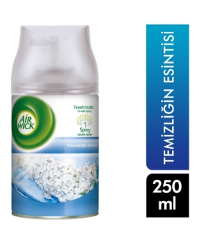 Airwick, Freshmatic, temizliğin esintisi, Yedek, white flowers, refill, fm, freşmatik, airwick yedeği, taptaze kokular, bahar kokuları, frezya, yasemin, manolya kokusu, fresh koku, oda ferahlatıcı, kötü kokuları giderir, room scent, 25ml, cool linen