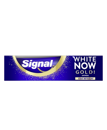 signal,signal diş macun 75 ml,white now gold,altın,gold,diş,bakım,diş sağlığı,diş macunu,beyazlatıcı sistem,diş sağlıgı,diş bakım macunu,sağlıklı dişler,diş güvenliği,diş bakım,toptan tr,toptan satın al,toptan mağazacılık