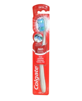 Colgate 360 Visible White Beyazlatıcı Orta Diş Fırçası