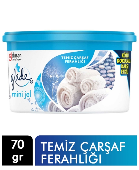 Glade Oda Kokusu Jel 70 gr Temiz Çarşaf Ferahlığı