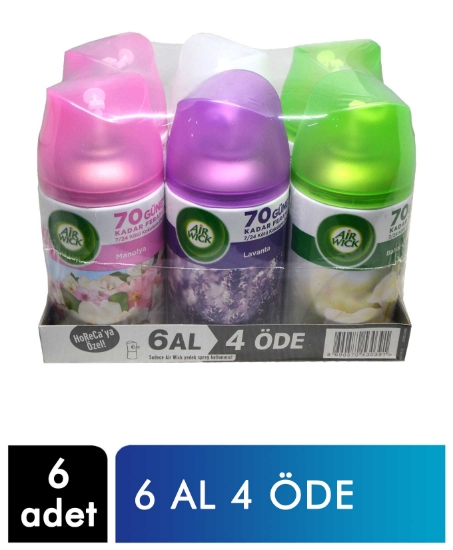 Airwick,AirwickAirwick Oda Kokusu Yedek Sprey 250 ml Karma Paket 6'lı,oda kokuları,oda kokusu,güzel kokular,lavanta,kozmetik ürünleri,oda kokuları,toptan satın al,toptan tr,toptan mağazacılık