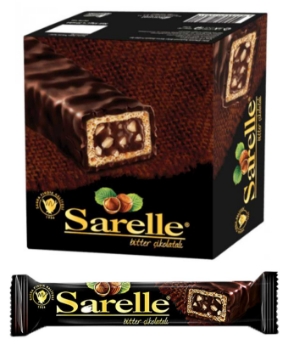 Sarelle,Sarelle Gofret 33 gr Bitterli 20'li Paket,bitterli,atıştırmalık ürünler,aburcubur,abur cubur ürünleri,çikolata,fiyatları,çikolata ürünleri,toptan satın al,toptan tr,toptan gıda,toptan mağazacılık