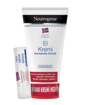 Neutrogena El Kremi Parfümsüz 75 ml  + Dudak Kremi Hediye, nemlendirici kremi,el kremi,Neutrogena Krem fiyatları,kozmetik ürünleri,el krem,krem el,Neutrogena Neutrogena El Kremi Parfümsüz 75 mlsatın al,toptan satın alitoptan tr,toptan mağazacılık,toptan kozmetik