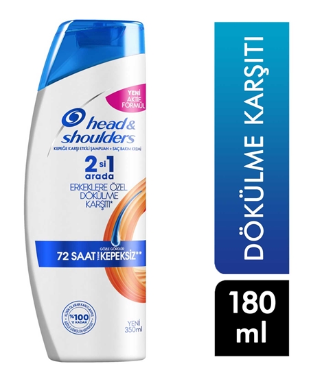 Head&Shoulder Şampuan 180 ml Saç Dökülme Karşıtı Erkek,head sholders, şampuan, head and shoulders şampuan, kepek şampuanı,kepek önleyici şampuan fiiyatları,güçlü saçlar,koruyucu,Head&Shoulders Şampuan fiyat, Head&Shoulders Şampuan satın al, 180ml head shoulder, 180 ml şampuan, kozmetik, toptan kozmetik