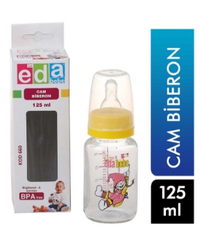 Lüx Eda Bebe Cam Biberon 125 ml,biberon kutu,biberon kutu fiyatları,biberon fiyatları,anne bebek,biberon,toptan satın al,toptantr,toptan mağazacılık,online toptan mağazacılık