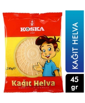 Koska Kağıt Helva 45 gr ,kağıt helva fiyatları,atıştırmalık ürünleri,abur cubur ürünleri,toptan satın al