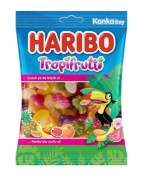 Haribo  Tropifrutti 24'lü Yumuşak Şekerleme 80 gr