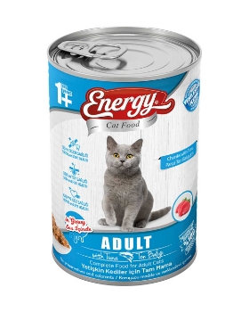 Energy Kedi Maması Islak 400 gr Ton Balıklı