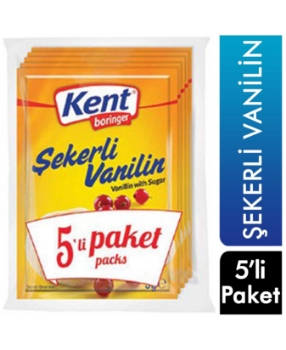 Kent Boringer Şekerli Vanilin 5'li Ekonomik Paket