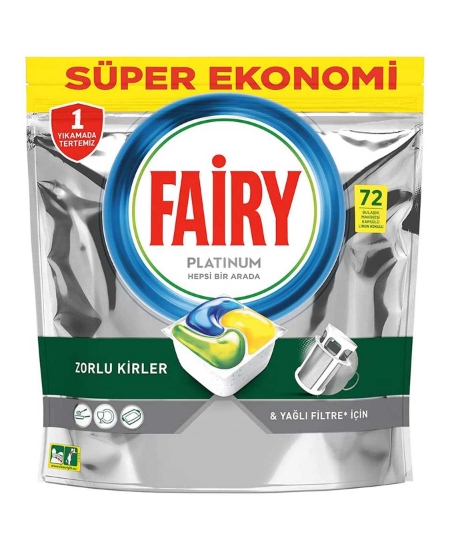 fairy platinium tablet, fairy, feyri, pılatinyum, bulaşık makinesi tableti, bulaşık makinesi kapsülü, fairy platium 72li fiyat, fairy platium 72li satın al