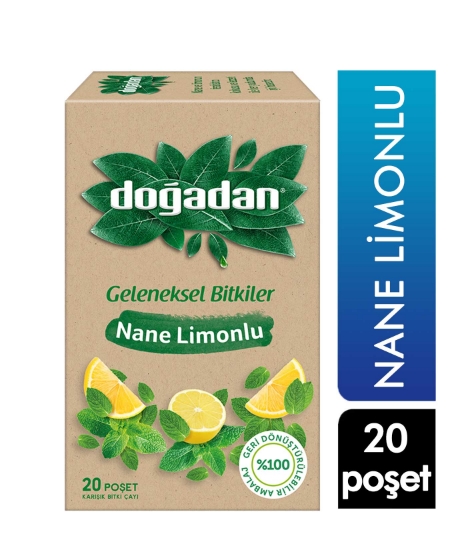 Doğadan 20'li Nane Limon Bitki Çayı