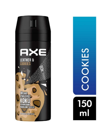 Axe,Axe Deodorant Sprey erkek 150 ml Leather&Cookie,Leather&Cookie,sprey,erkek,deodorant,sprey,kozmetik ürünleri,doedorant fiyatları,doedorant çeşitleri,axe deodorant fiyatları,toptan kozmetik,toptan satın al,toptantr,toptan mağazacılık