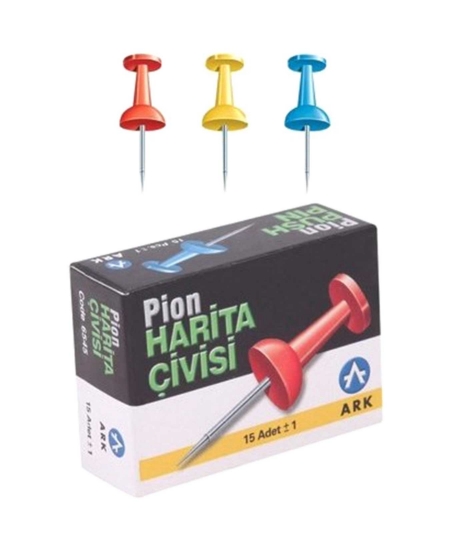 Ark Pion Harita Çivisi 15'li Paket X 24 Kutu