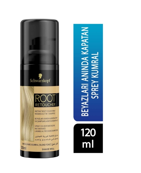 Root Retoucher Beyazları Anında Kapatan Sprey Kumral 120 ML