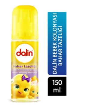 dalin, bebek kolonyası, bebekler için kolonya, bebek kolonyası fiyatları, bebek kolonyası satın al, toptan bebek kolonyası, 150 ml bebek kolonyası, 150 ml dalin kolonya, dalin bahar tazeliği, çiçek kokulu bebek kolonyası