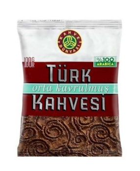 kahve dünyası, türk kahvesi, orta kavrulmuş türk kahvesi, çekilmiş türk kahvesi, türk kahvesi satın al, kahve fiyatları, kahve çekirdekleri, toptan kahve, toptan gıda, 100 gram türk kahvesi, 100 gram çekilmiş kahve