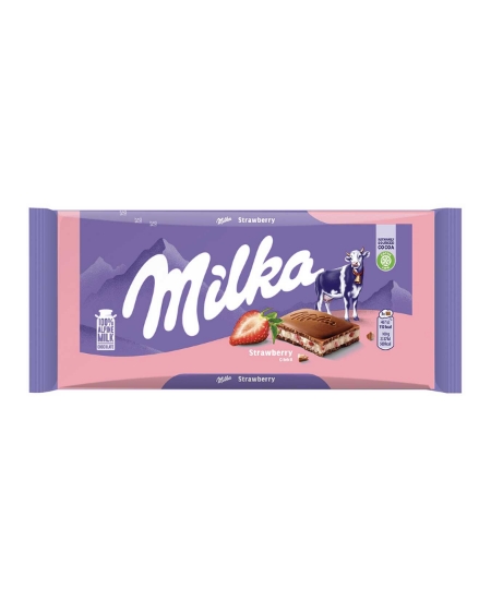 Milka Çilekli Çikolata 100 gr