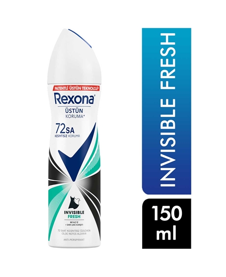 Rexona,Rexona Deodorant 150 ml Kadın İnvisible Fresh,deodorant,sprey,kozmetik ürünleri,doedorant fiyatları,doedorant çeşitleri,rexona deodorant fiyatları