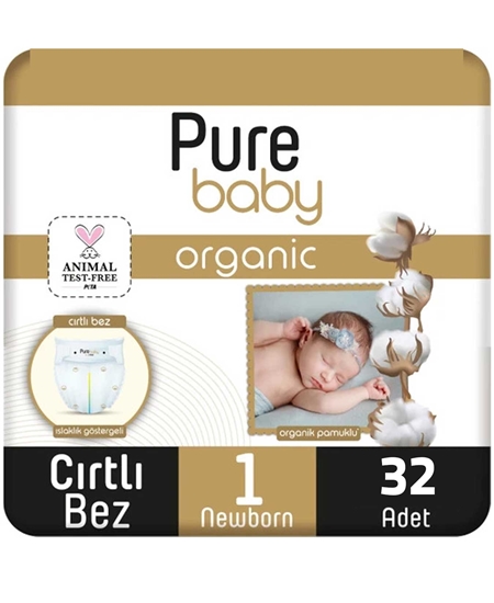 	pure,pure baby,bez,bebek bezi,pamuklu,sızıntı koruması,anne bebek,bebek ürünleri,yenidoğan ürünleri