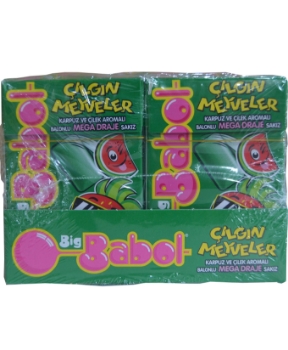 	Big Babol,karpuz çilek,Karpuz Çilek sakız,sakız,b,g babol sakız,36 gr,12'li,toptan satış, toptan gıda