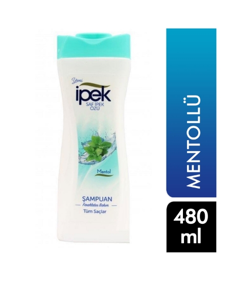 İpek Şampuan 480 ML Tüm Saçlar için Mentol 