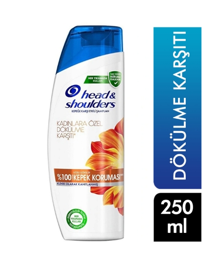 Head&Shoulders Kepeğe Karşı Kadınlara Özel Dökülme Karşıtı Saç Şampuan 250 ml