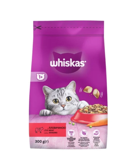 whiskas,sığır etli kedi maması,300 gr, tavuklu, tavuklu kedi maması, whiskas kedi maması