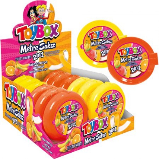 Toybox Metre Sakız 28 gr Tutti Frutti