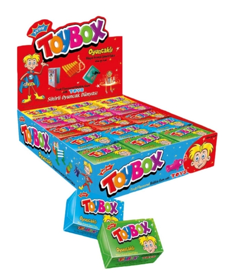 Toybox Oyuncaklı Sakız 5 gr Meyve Aromalı 30'lu Paket